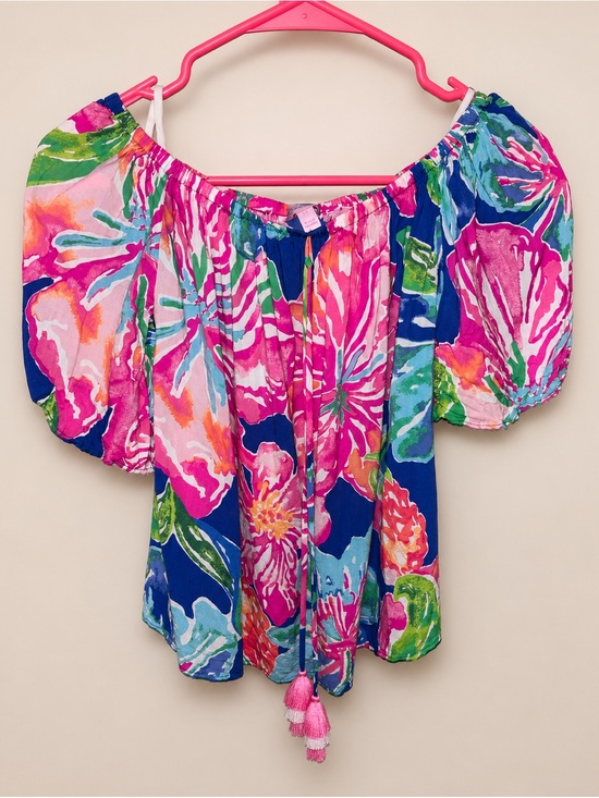 Lilly Pulitzer Tops - Lilly Pulitzer Off the Shoulder Top